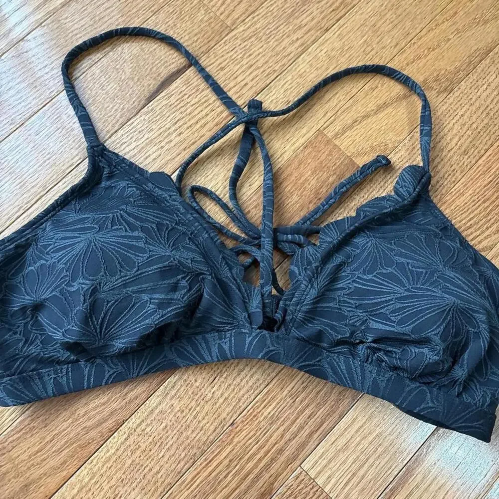 Cupshe Women's black grey Bikini and tankini sets